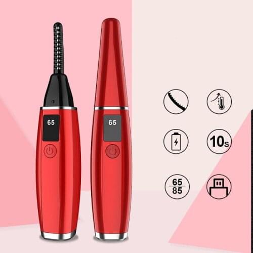 Electric Eyelash Curler USB Electric Heated Eyelash Long-Lasting Curling Ironing Eyelash Applicator Long Lasting Beauty Tool