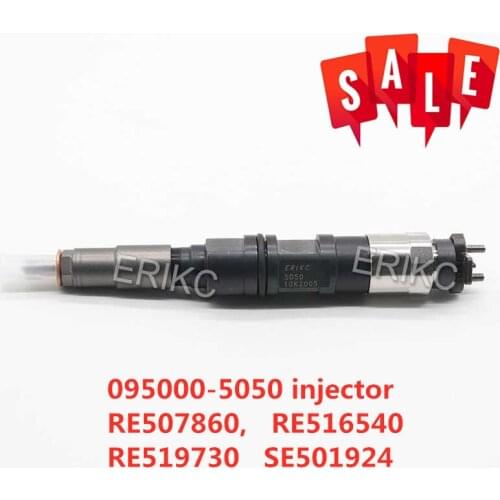 ERIKC 095000-5050 Auto Diesel Injector Nozzle 095000-505# High performance Fuel Injection Assembly RE507860 RE516540 for Denso