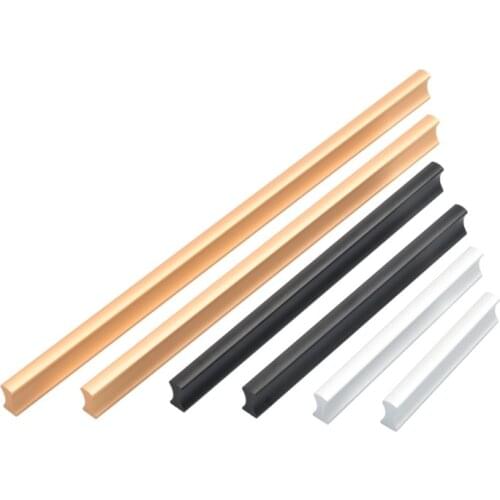 Multicoloured Drawer Handle Aluminum Simply Long American Cabinet Cabinet Pull Chest Door Handle Hardware