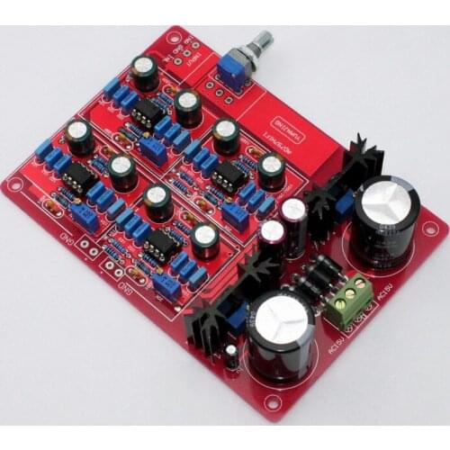 Latest NE5534 Amplifier Preamp Board HIFI Fever Preamplifier Tone Volume Control Gain 12 Times Referen German MBL6010 Circuit