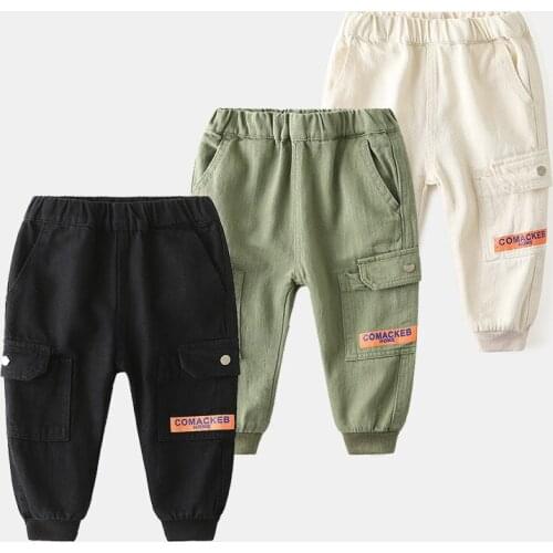 2020 new Spring kids pants boy girls cotton Leisure pants tracksuits baby clothes toddler children clothing high quality