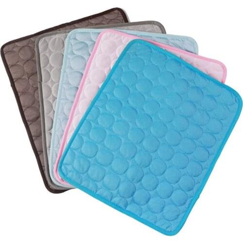 Dog Cooling Mat Ice Pad 150*100 Pet Large Size Ice Silk Cool Pet Summer Cat Cooling Blanket Top Quality Puppy Seat Cover