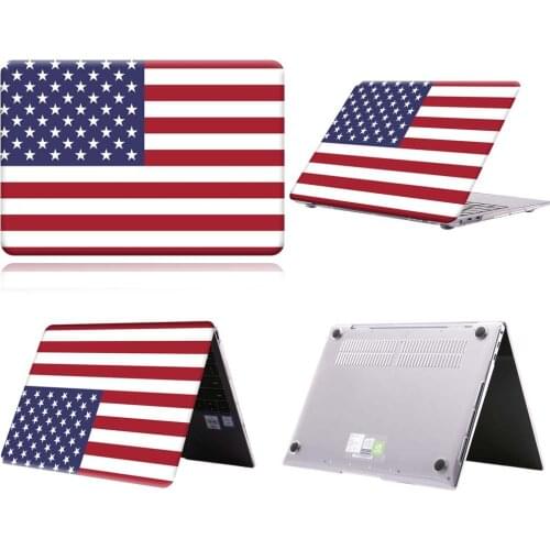 American Flag Pattern Anti-slip Laptop Case For MateBook 13/13 AMD Ryzen/14/D14/D15/X 2020/X Pro/Pro 16.1/Honor MagicBook 14/15