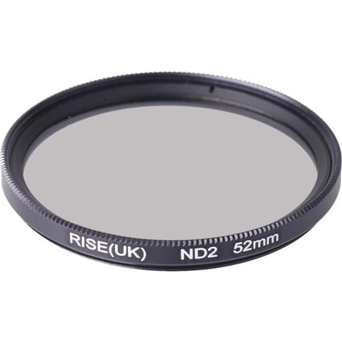 RISE(UK) 52mm Neutral Density ND2 Filter for any 52mm Lens of DSR DLSR Camera