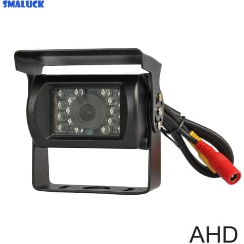 SMALUCK AHD DC12V 120 Degree Waterproof Color Reverse Backup Car Truck Bus Camera 960P With IR Night Vision