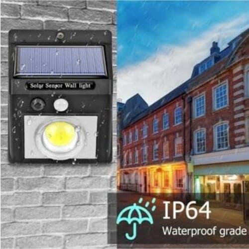 Starmax Cob Solar Sensor 25 Leds Solar Wall Mounted Garden Lamp
