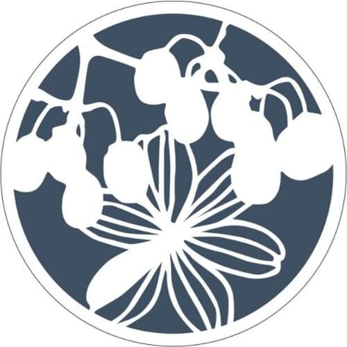 Stencil Flowers Plastic Stencil Plant Flower Pattern Template Reusable Round Painting Bullet Journal Stencils For Scrapbooking