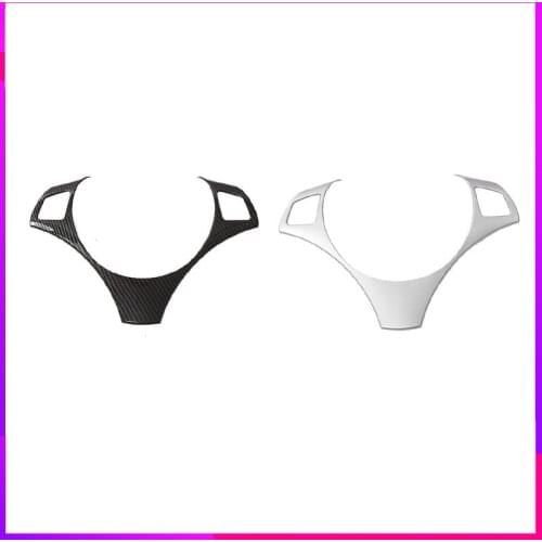 Universal ABS Chrome Steering Wheel Molding Decoration Cover Sticker For BMW E90 3 Series 2005 - 2012 Stickers Auto Accessories