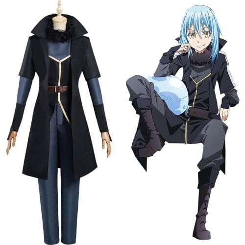 That Time I Got Reincarnated as a Slime Rimuru Tempest Cosplay Costume Jumpsuit Coat Pants Outfits Halloween Carnival Suit