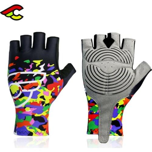 2020 Cycle Half -finger gloves cycling summer MTB Road bike gloves Bicycle Gym Fitness Non-slip Sports guantes ciclismo