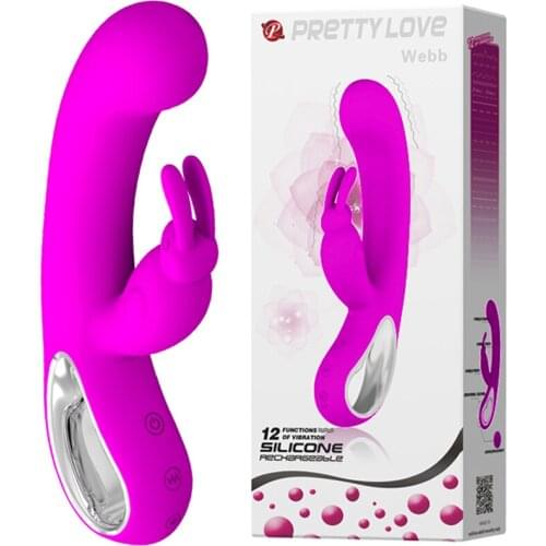 Sex Products 12 Speed G-spot Body Massage Rabbit Vibrator USB Rechargeable Female Masturbation Dildo Vibrator Sex Toy for woman