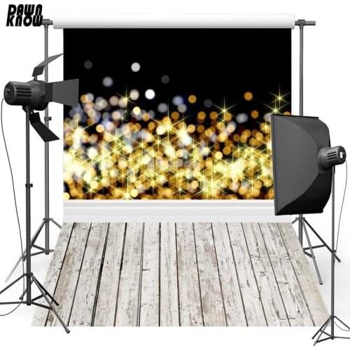 DAWNKNOW Shimmer Wood Floor Vinyl Photography Background For Newborn New Fabric Polyester Backdrop For Family Photo Studio F509