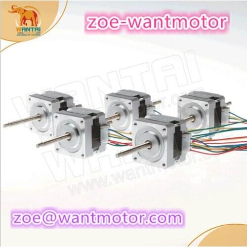 High quality!5pcs Wantai Nema16 Linear Motor 39BYGL215A 34mm 0.21N.m 100mm Stoke Length CNC Router Cut Mill Engraving Embroidery