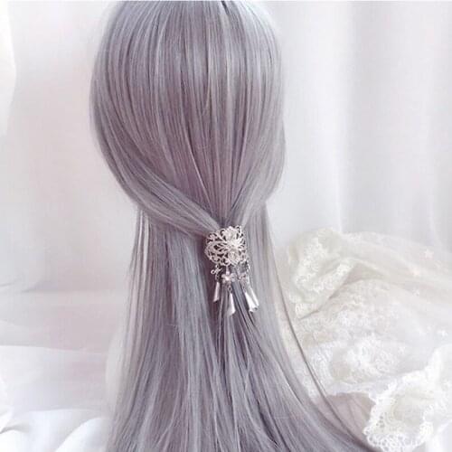 Women Jewelry Hair Clip Wedding Hair Pin Simulated Pearls Hair Accessories Girl Tassel Pendant Metal Hair Pins Vintage Jewelry