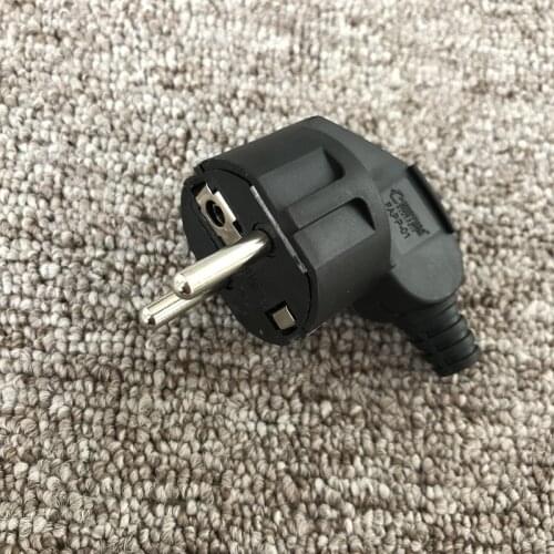 Eu AC Power Schuko Adapter Rewireable Europe Electrica Plug Male Sockets Outlets Adaptor Adapter Extension Cord Detachable Plug