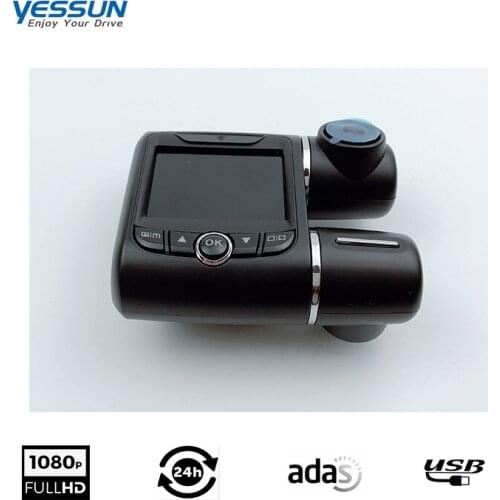 Auto accessory 12v cigarette lighter video recorder Dash Camera Dual Lens With Rearview Camera Video Recorder 1080p rear camera