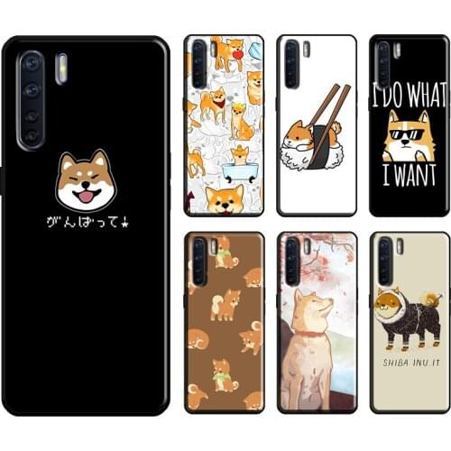 Funny Shiba Inu Cover For OPPO A91 A72 A52 A15 A83 Reno 4 Pro 2 Z A3S A5S A1K F7 A9 A5 A31 A53 2020 Case