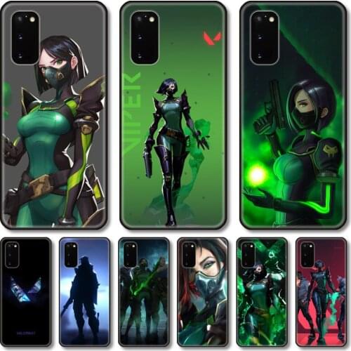 Jett viper game Phone Case For Samsung Galaxy Note S 21 20 10 9 8 E Lite FE UW Ultra 5G PRO Black Shell Cover