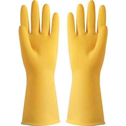 Cleaning Gloves Breathable Oilproof Rubber Anti-scratch Wide Application Washing Gloves for Kitchen