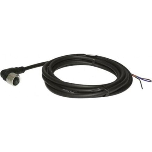 CLD3-5 Connector Cable, Female Ninety & 3 Wires, DC Power, PVC, 5m Length