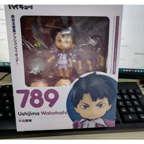Haikyuu!! Ushijima Wakatoshi Gsc 789# Action Figure Toys For Children Face-changing Clay Doll Haikyuu Ushiwaka Collectible Model