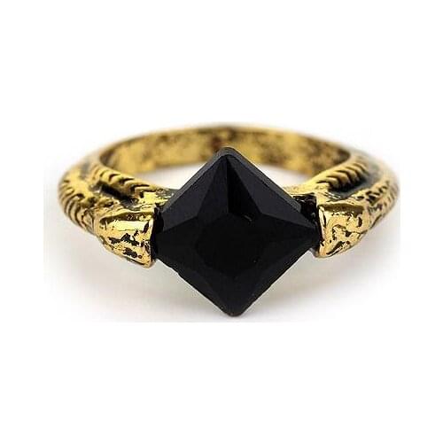 Harries Lord Voldemorts Horcrux Black Resurrection Stone Diamond Rings Potters Vintage Crystal Wholesale Crystal Women And Men