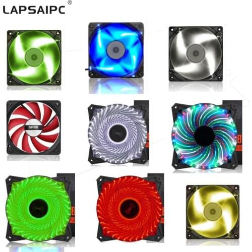 Computer Case PC 12cm chassis Cooling Fan RGB Adjust LED Quiet power cooling rgb ultra-quiet desktop Cooler