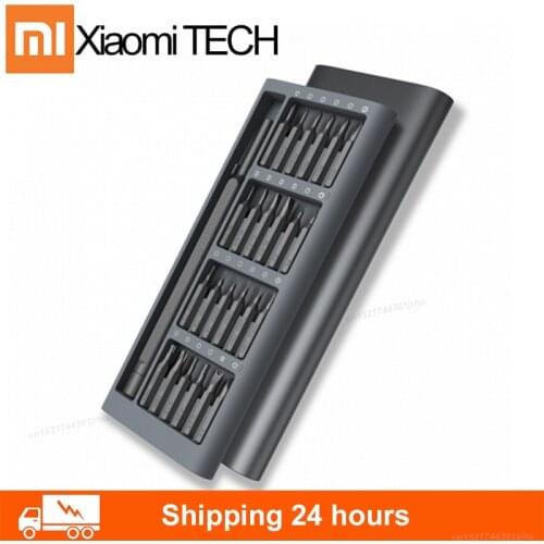 Xiaomi Original Mijia Wiha Daily Screwdriver Kit 24 Set Precision Magnetic Drill AL Box Screwdriver Xiaomi Smart Home 0216