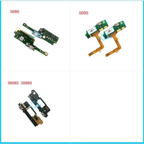 10pcs Original USB Charger Dock Connector Charging Port Microphone Flex Cable For Alcatel 5080 5095 9008X 50980
