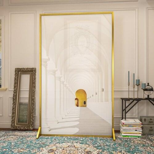 Nordic modern minimalist porch mobile screen partition living room bedroom decorative screen space art