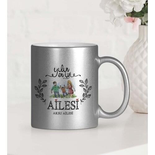 Personalized The Year 'S Best Family Silver Gilt Mug Cup-2