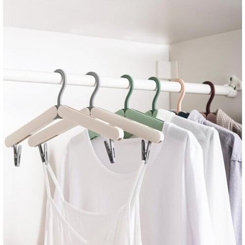 Portable Folding Hanger with Clip Trip Clothes Sock Underwear Travel Drying Tool Home Organization Clothing Wardrobe Storage
