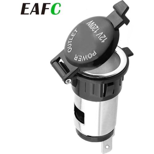 12V Waterproof Car Auto Motorcycle Cigarette Lighter Power Plug Socket For Motorcycles Boats Mowers Tractors Cars