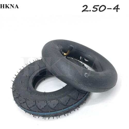 2.50-4 Tires Inner Tube 2.50*4 Pneumatic Tyre for Hand Trucks, Utility Cart, Lawn Mowers, Wheelbarrows, Dollys, Scooters