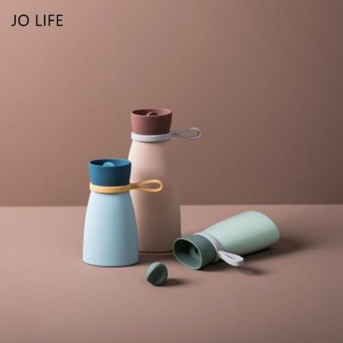 JO LIFE Silicone Hand Warm Hot Water Bottle Microwave Heating Macaron Portable Hand Feet Hot Water Bags
