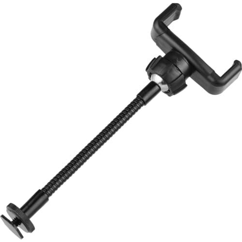 Foldable Phone Clamp Holder Stand with Cold Shoe Mounting for LED Ring Light Smartphone Mounting Compatible with Android