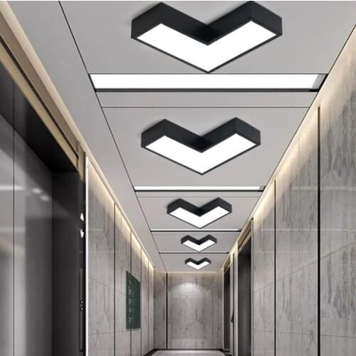 Modern simple color creative geometric ceiling lamp childrens room kindergarten porch tooling corridor led ceiling lamps