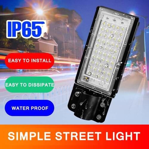100W LED Street Light AC 220V-240V Outdoor Floodlight Spotlight IP65 Waterproof Wall Light Garden Road Street Pathway Spot Lamps