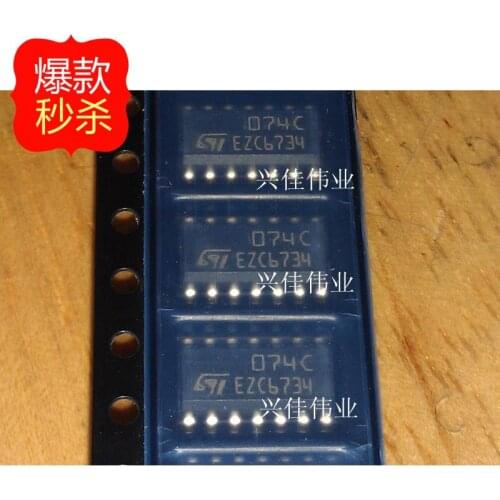 10PCS New original authentic TL074CDT TL074C 074C SOP14 linear amplifier ST