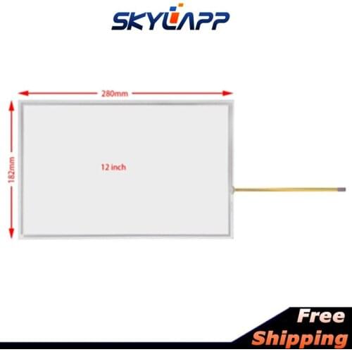 12''Inch TouchPanel Glass For TP1200 Touchpad Resistive Touch Screen 6AV2124-0MC01-0AX0 280mm*182mm Replacement Free Shipping