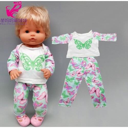 16" baby doll pjs set for 40 cm nenuco Ropa y su Hermanita baby doll clothes set