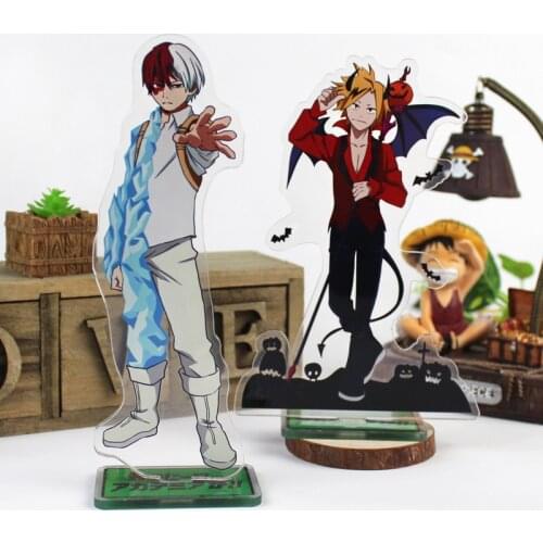 16CM Cosplay Boku No My Hero Academia Stand Ornaments Midoriya Izuku Eijiro Kirishima Acrylic Stand Figure Model for Gifts