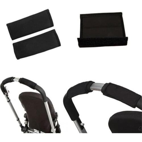 2 Pcs/set Baby Stroller Accessories Carriage Front Handle Pram Neoprene Bebek Arabasi Tape Bumper Bar Cover Accessoire Poussette