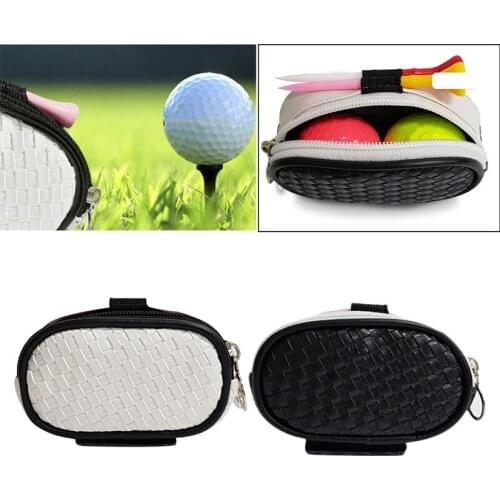 2021 Golf Ball Pouch Ball Bag Organizer Case Zipper Golf Accessories for Men Women Professional Pro Golf Storage Accessories
