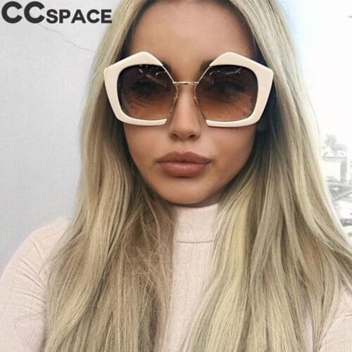 47793 15 Colors Retro Cat Eye Sunglasses Women Fashion Shades UV400 CCSPACE Vintage Brand Glasses Designer Oculos