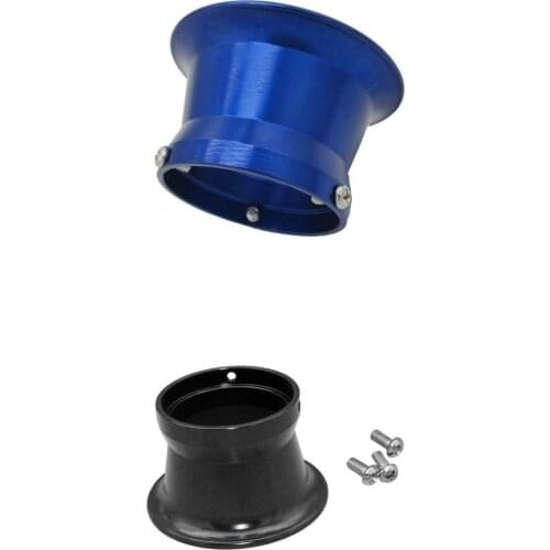 50mm Motorcycle Horn Air Filter Cup For 24mm 26mm 28mm 30mm Carb Interface Black Blue