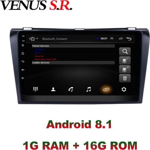VenusSR Android 8.1 2.5D car dvd For Mazda 3 Radio 2004-2013 multimedia GPS Radio stereo gps navigation
