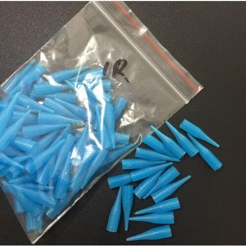 Free Shipping 100pcs 1R Small Size Tattoo Tips Cap For Permanent Makeup Eyebrow Lips Machine Giant Sun Tattoo Needle caps