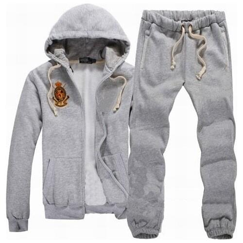 Free shipping!wholesale Mens polo Hoodies and Sweatshirts +trousers brand Royal 3# 100% cotton autumn winter mens hoodies