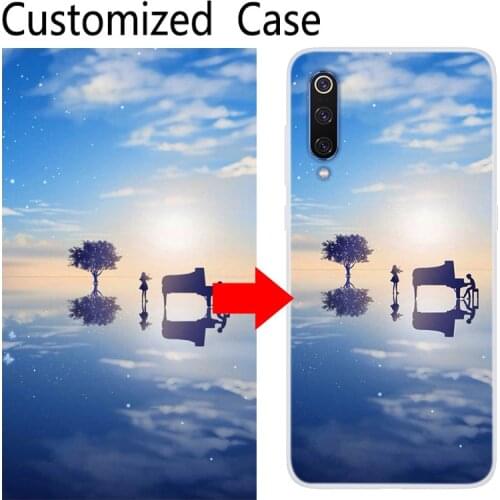 DIY Customized Cover For Xiaomi mi 9T 9 SE Lite A3 CC9 Note 9S 10 Pro Redmi Note 8 8T 7 6 9 Pro Max 7A 8A Case Personalized Case